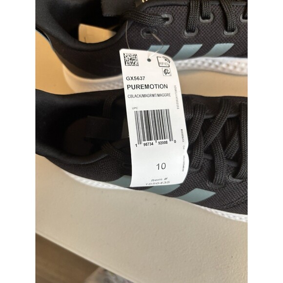 Lot Of 2  ADIDAS Gx5637 PUREMOTION RUNNING BLACK/WHITE/Gray STYLISH SHOE $80 - Picture 6 of 8